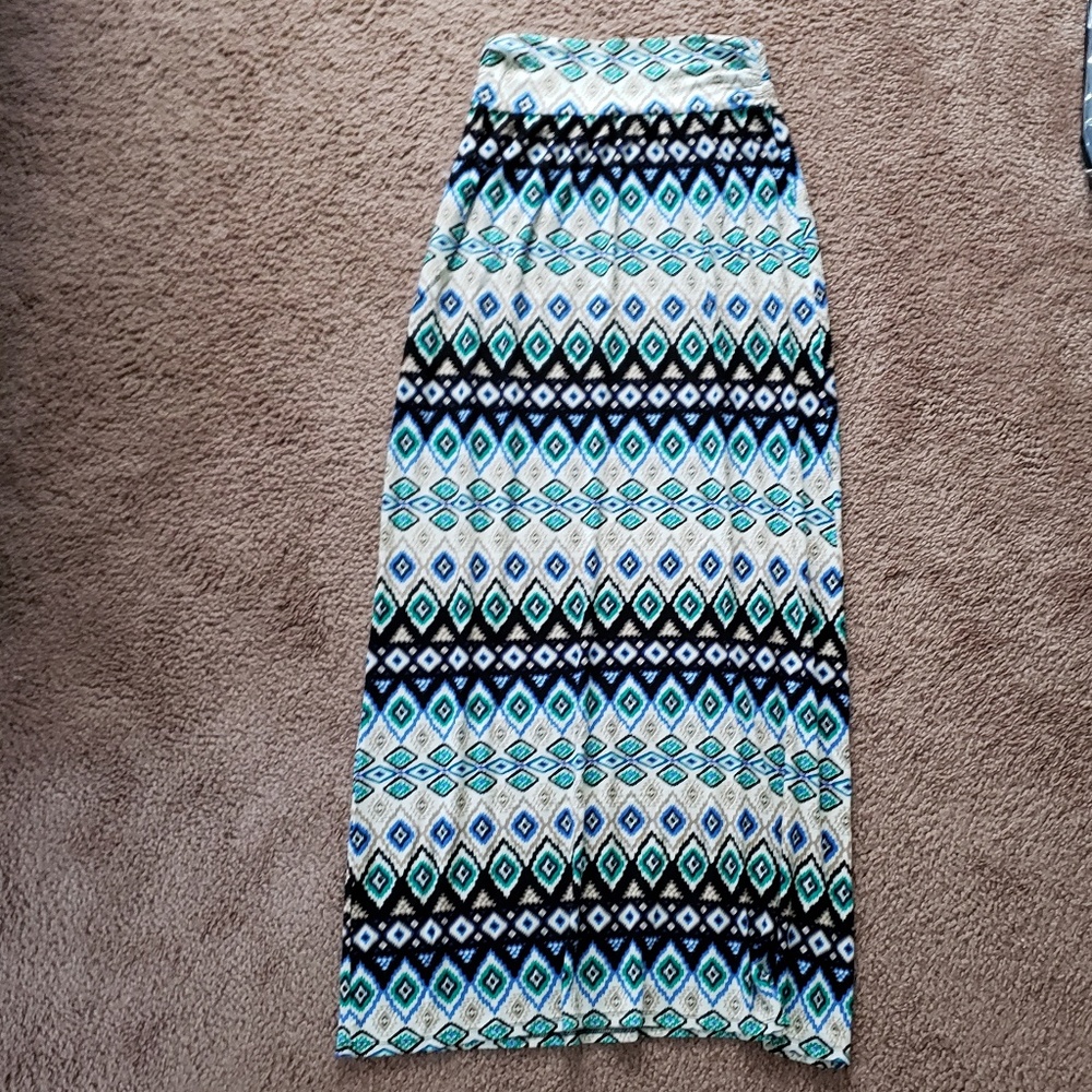 Stitch fix papermoon patterned maxi skirt